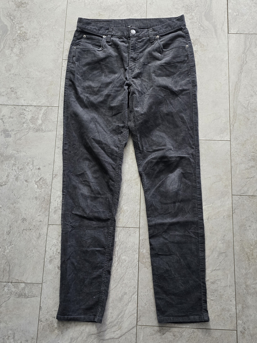 Vuori Men’s Optimist 5 Pocket Cord Pant Gray Size 30x31